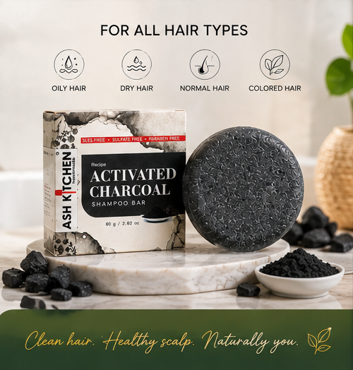 Ash Kitchen Activated Charcoal Shampoo Bar