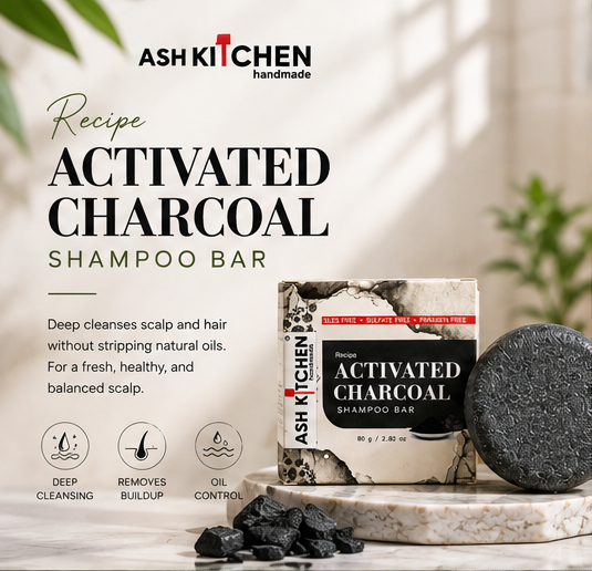 Ash Kitchen Activated Charcoal Shampoo Bar
