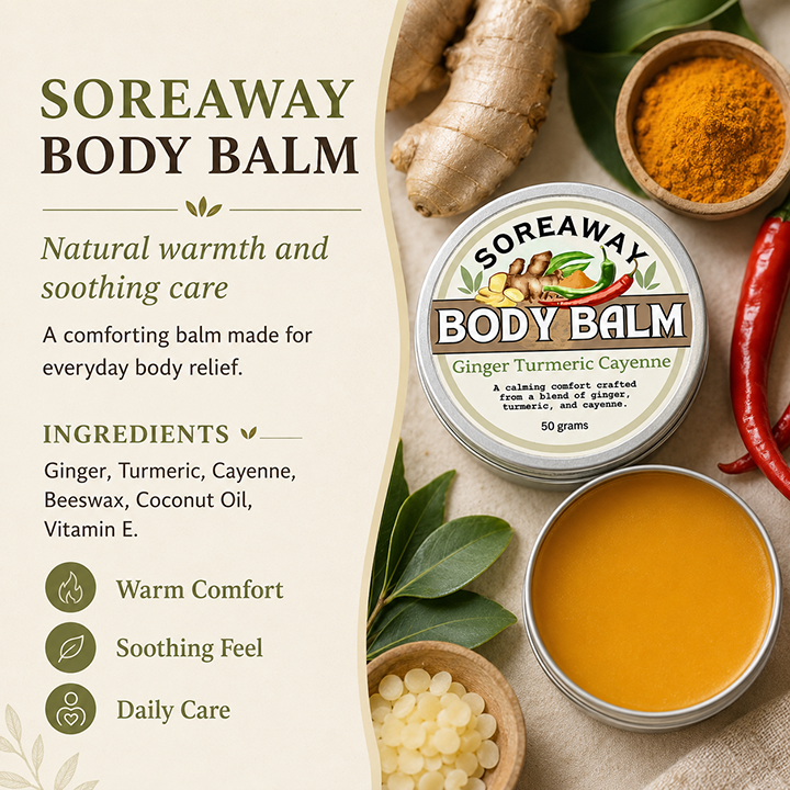 Ash Kitchen Handmade Ginger Turmeric Body Balm