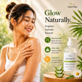 BareGlowGel Brightening & Moisturizing Gel (250ml) for face, body, underarms, and inner-thighs