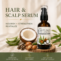 Ash Kitchen Handmade Castor Oil + Argan Oil + VCO + Aloe Vera Hair and Scalp Serum