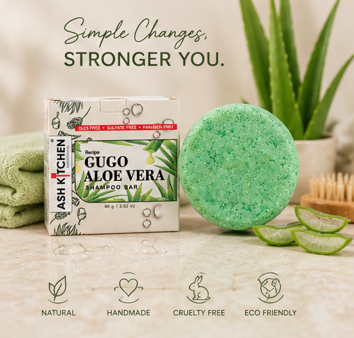 Ash Kitchen Gugo Aloe Vera Shampoo Bar