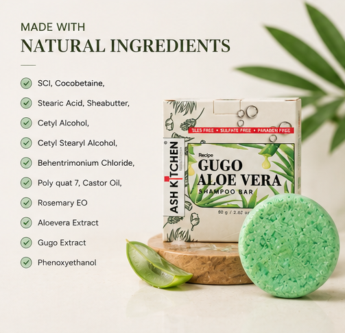 Ash Kitchen Gugo Aloe Vera Shampoo Bar