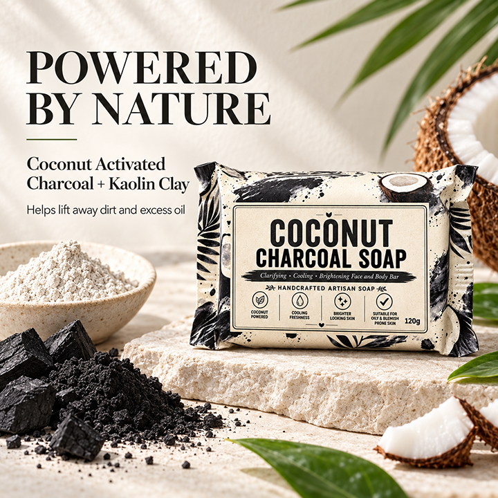 Coconut Charcoal Soap