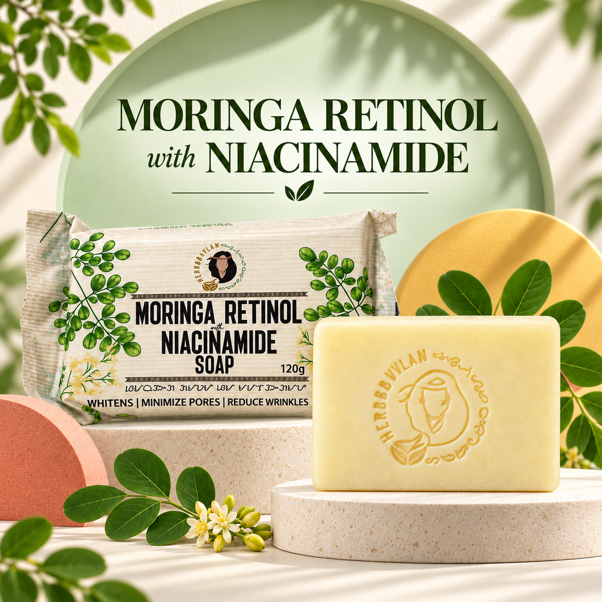 Moringa Retinol with Niacinamide Soap