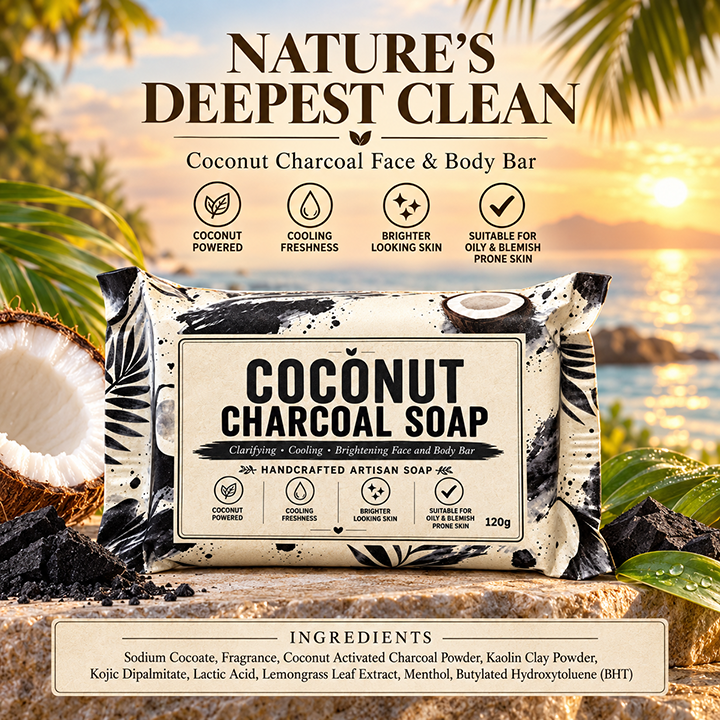 Coconut Charcoal Soap