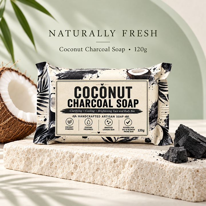 Coconut Charcoal Soap