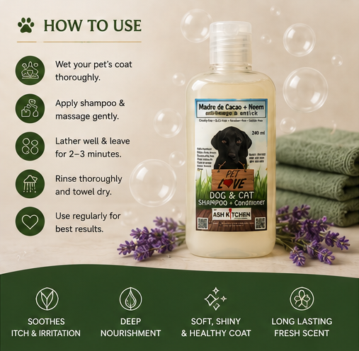 Pet Love Dog &amp; Cat Shampoo + Conditioner