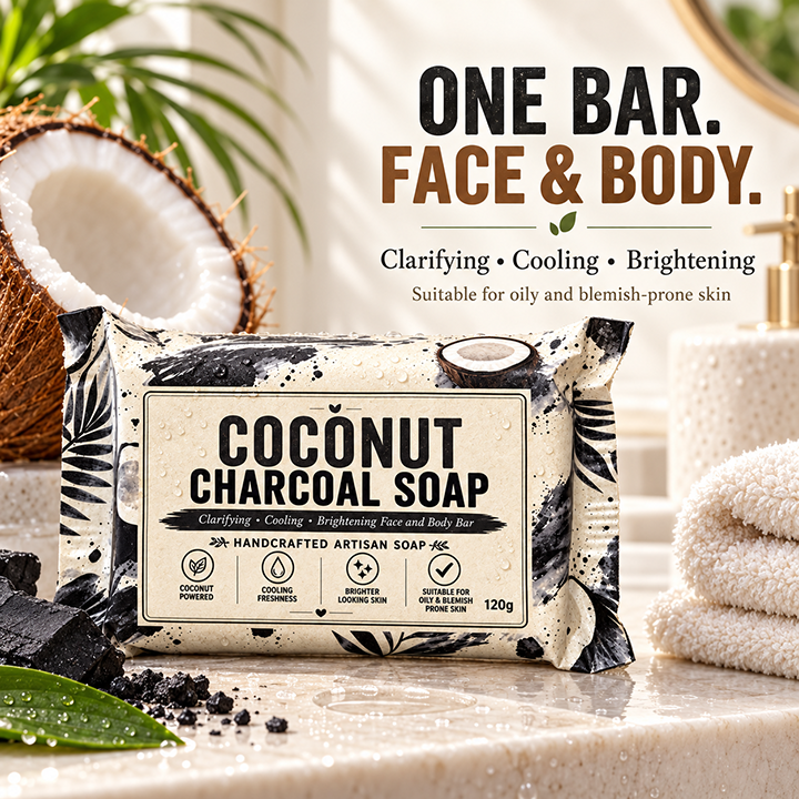 Coconut Charcoal Soap